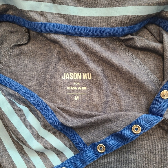 Jason Wu X Eva Air Unisex Pajama Blue Top Medium - Picture 10 of 10